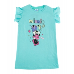 Ночная рубашка для девочки тм" Eplusm " Минни голубая