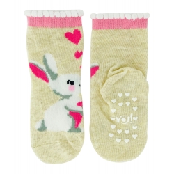 Детские носки с тормозками для девочек тм Yo Зайка