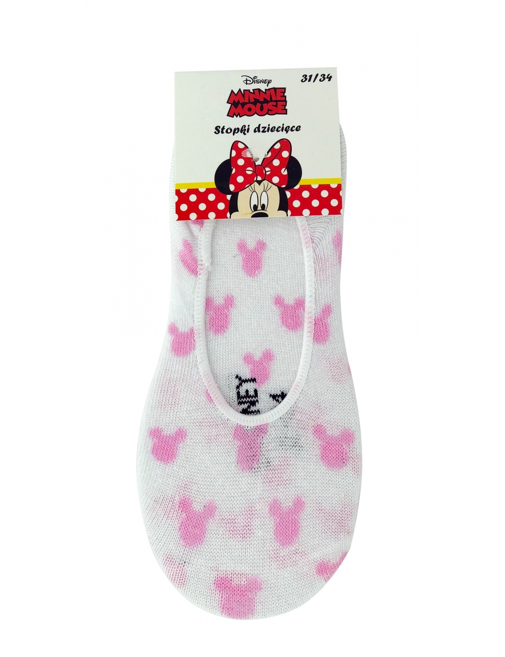 Шкарпетки (сліди) дитячі для дівчаток тм &quot;Eplum&quot; Мінні білі