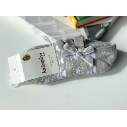 Носки тапочки детские  тм"Katamino" серые