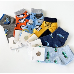 Шкарпетки для хлопчика тм "Yo" машинки на синьому
