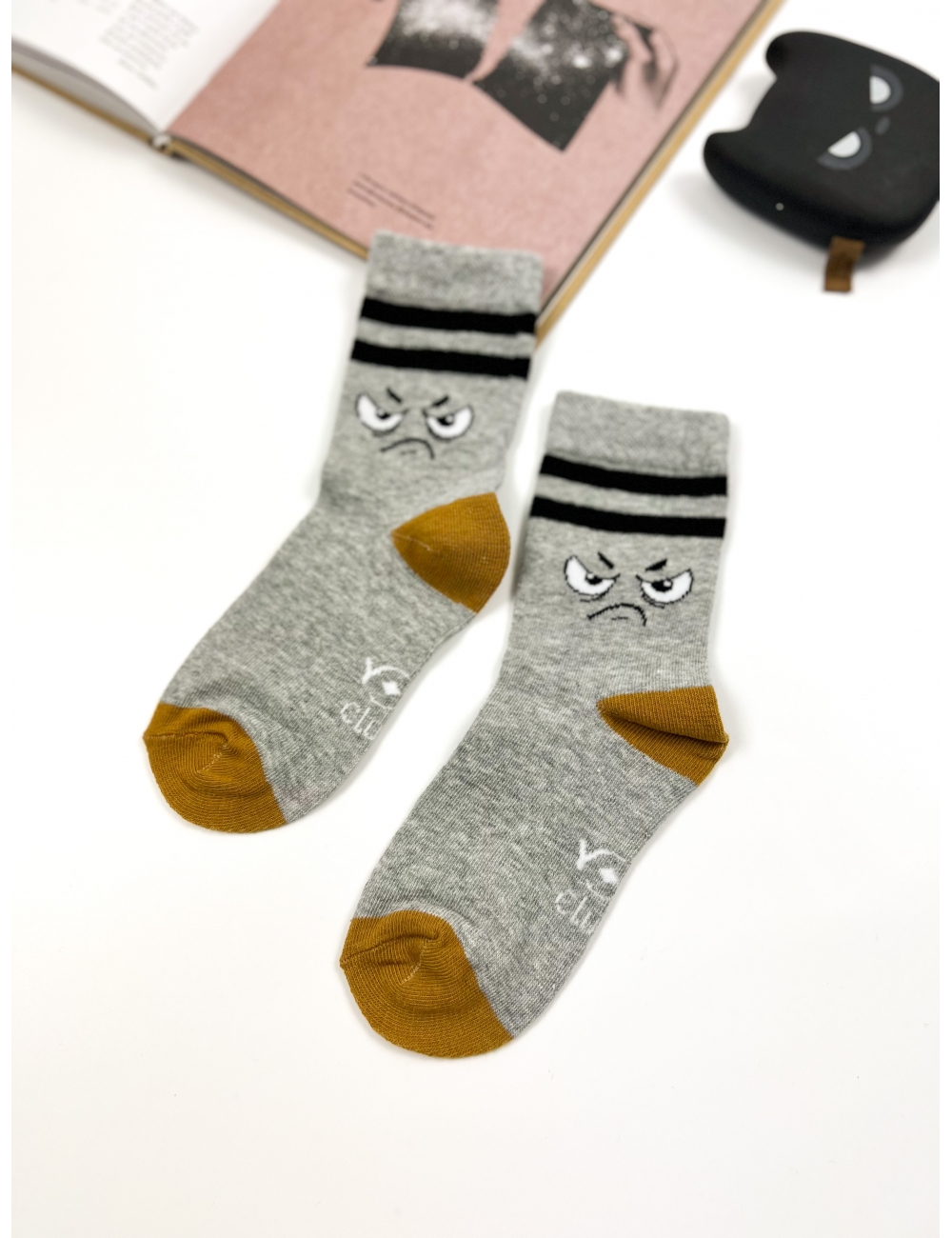 Шкарпетки для хлопчика тм "Yo" Смайлик сумний
