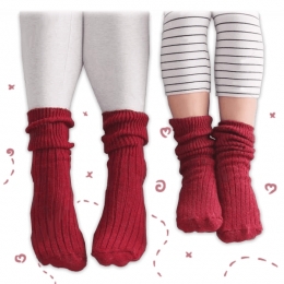 Детские махровые носки для девочек
